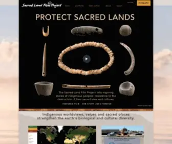 Sacredland.org(Sacred Land) Screenshot