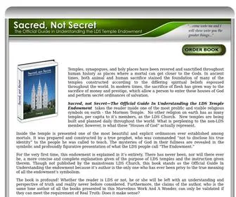 Sacrednotsecret.com(Sacrednotsecret) Screenshot