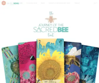 Sacredsoultarot.com(Sacred Bee Tarot) Screenshot