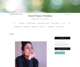 Sacredspacehealing.org(Sacred Space Healing) Screenshot