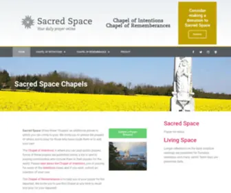 Sacredspaceprayers.com(Chapels of Intentions and Rememberances) Screenshot