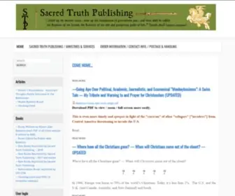 Sacredtruthministries.com(Sacred Truth Ministries) Screenshot