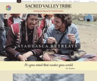 Sacredvalleytribe.com(Ayahuasca Retreat Sacred Valley Tribe) Screenshot