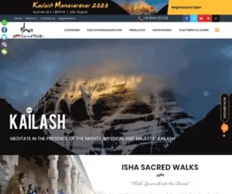 Sacredwalks.org(Kailash Manasarovar) Screenshot