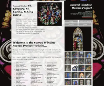 Sacredwindowrescueproject.org(Sacred Window Rescue Project) Screenshot