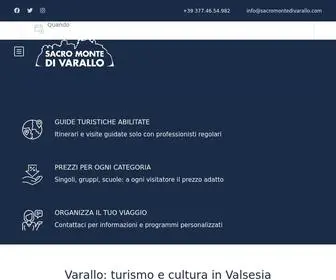 Sacromontedivarallo.com(Sacro Monte di Varallo) Screenshot