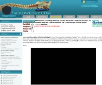 Sacrowedgy.com(The Official SacroWedgy Website) Screenshot