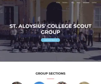 Sacscouts.org(St Aloysius College Scout Group forms part of the Malta Scout Assosiation and) Screenshot