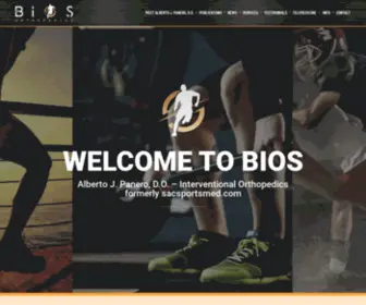 Sacsportsmed.com(The BIOS Orthopedic Institute) Screenshot