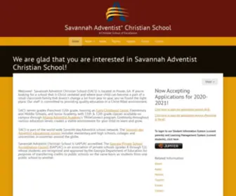 Sacssda.org(We are glad that you are interested in Savannah Adventist Christian School) Screenshot