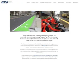 Sacta.org(Sacramento Transportation Authority) Screenshot