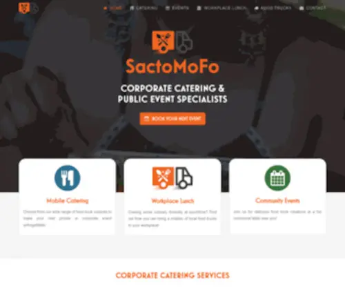 Sactomofo.com(Sacramento's Premier Mobile Food Events) Screenshot