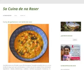 Sacuinadenaroser.com(Sa Cuina de na Roser) Screenshot