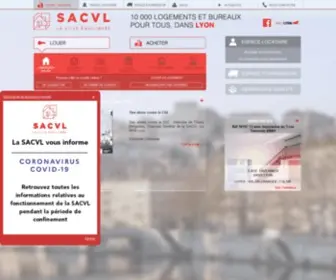 SacVl.fr(SACVLLOGEMENTS ET BUREAUX POUR TOUS) Screenshot