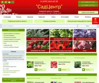 Sad-Centr.ru(Питомник декоративных садовых и растений "Сад Центр") Screenshot