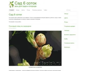 Sad6Sotok.ru(огород) Screenshot