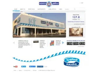 Sadafco.com(Saudia Dairy & Foodstuff Company) Screenshot