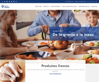 Sadagrupo.com(Grupo SADA distribuidores mayoristas de pollo) Screenshot