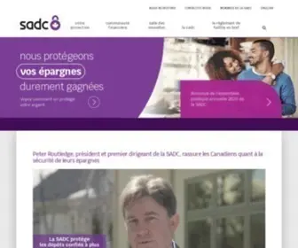 Sadc.ca(D’accueil) Screenshot