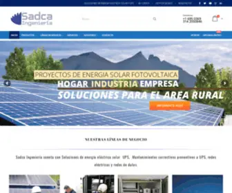 Sadcaingenieria.com(INSTALACION PANELES SOLARES) Screenshot