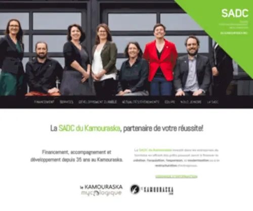 Sadckamouraska.com(SADC du Kamouraska: Partenaire de votre réussite) Screenshot