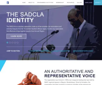 Sadcla.org(The SADC Lawyers'' Association) Screenshot