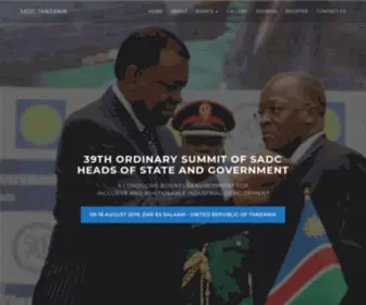 Sadctanzania.go.tz(SADC TANZANIA) Screenshot