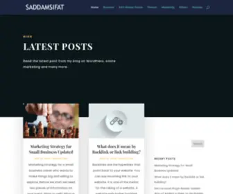 Saddamsifat.com(Saddam Hossen Sifat) Screenshot