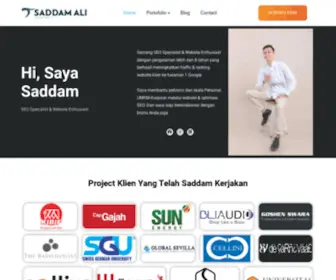Saddam.web.id(Saddam Ali) Screenshot