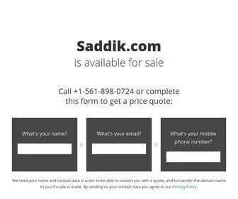 Saddik.com(Saddik) Screenshot