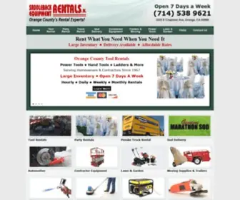 Saddleback-Rentals.com(Saddleback Equipment Rentals) Screenshot