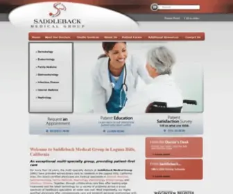 Saddlebackmedicalgroup.com(Multispecialty Physicians) Screenshot