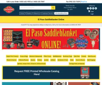 Saddleblanket.com(El Paso Saddleblanket Co) Screenshot