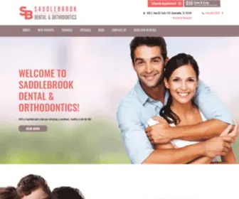 Saddlebrookdental.com(Family Dentist in Gainesville) Screenshot