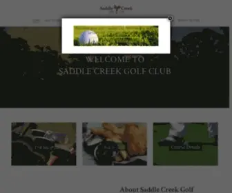 Saddlecreekgc.com(Saddle Creek Golf Club) Screenshot