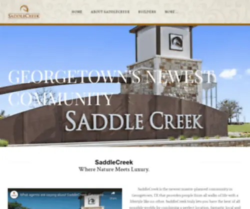 Saddlecreektx.com(SaddleCreek) Screenshot