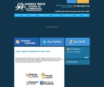 Saddlerockgym.com(Saddle Rock School of Gymnastics) Screenshot