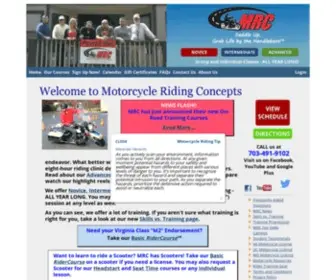 SaddleupVa.com(Motorcycle Riding Concepts) Screenshot