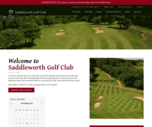 Saddleworthgolfclub.co.uk(SADDLEWORTH GOLF CLUB) Screenshot