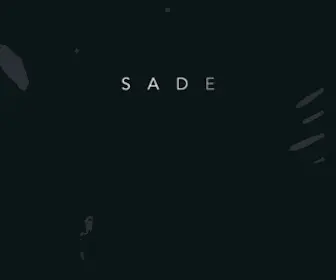 Sade.com(The official website) Screenshot