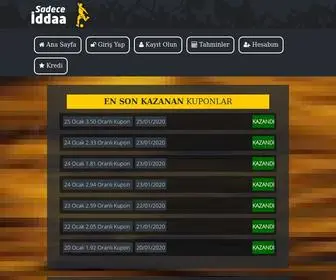 Sadeceiddaa.com(Garanti Kupon) Screenshot