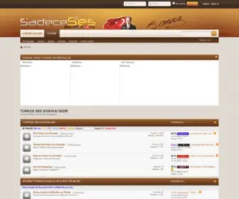 Sadeceses.com(Turkce ses dosyasi indir) Screenshot