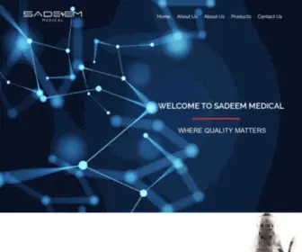 Sadeemmedical.com(Sadeem medical) Screenshot
