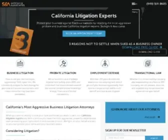 Sadeghilawfirm.com(Sadeghi &Associates Law Firm) Screenshot