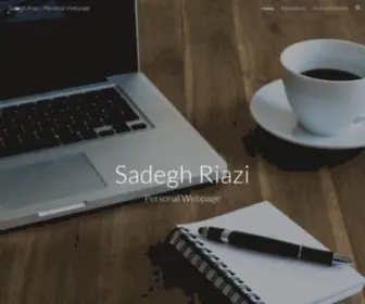 Sadeghr.com(Sadegh Riazi) Screenshot