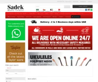 Sadek-Music.com Screenshot