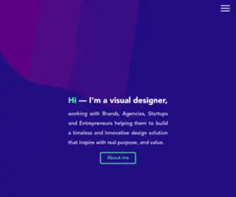 Sadekdesign.com(Visual Designer) Screenshot