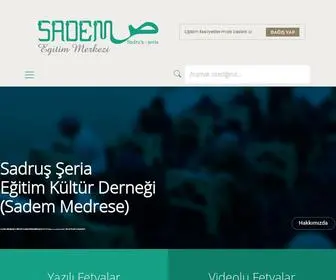 Sademmedrese.org(Sadem Medrese) Screenshot