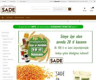 Sadeorganik.com.tr(Sade Organik) Screenshot