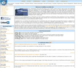 Sadikhov.com(IT Certification Forum on) Screenshot